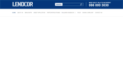 Desktop Screenshot of lendcor.co.za
